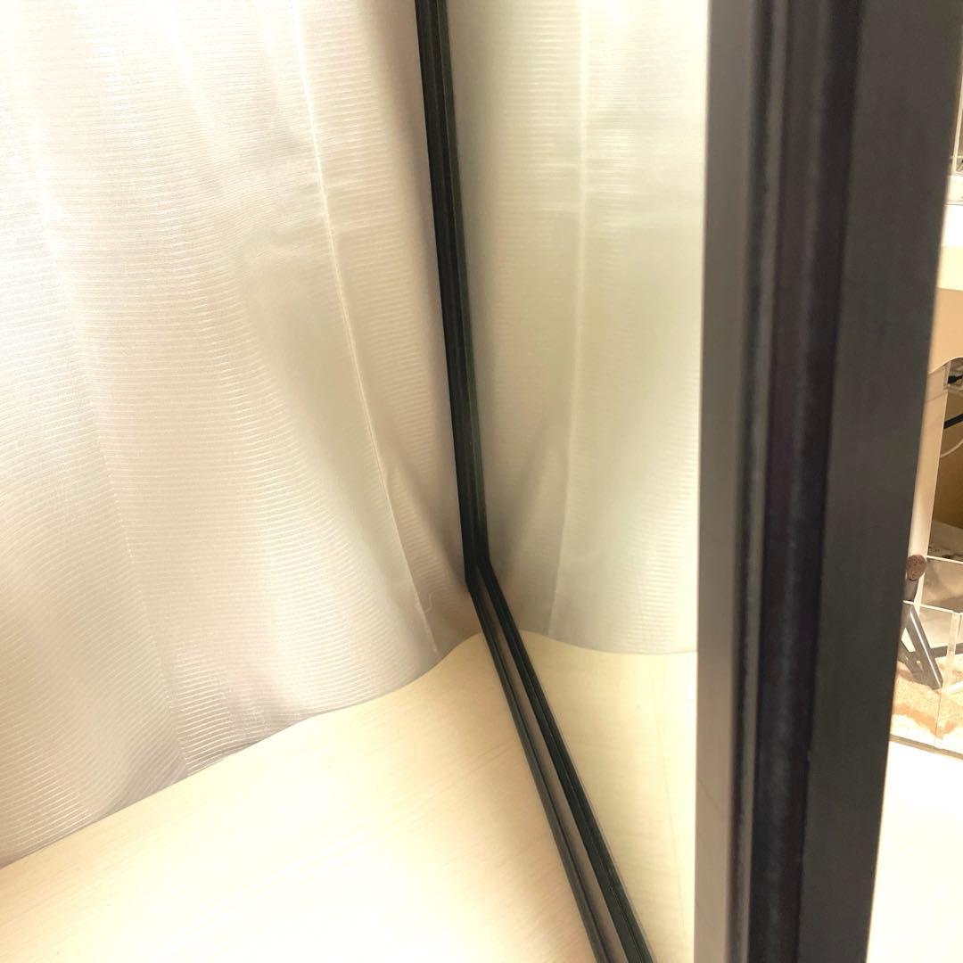 額縁付き 鏡❤︎メイク　ミラー　鏡台　ブラック