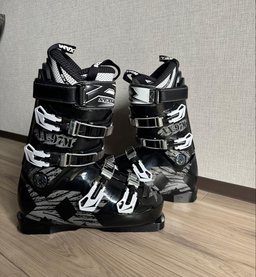 REXXAM XX-97M スキー ブーツ 27cmブラック/ホワイト