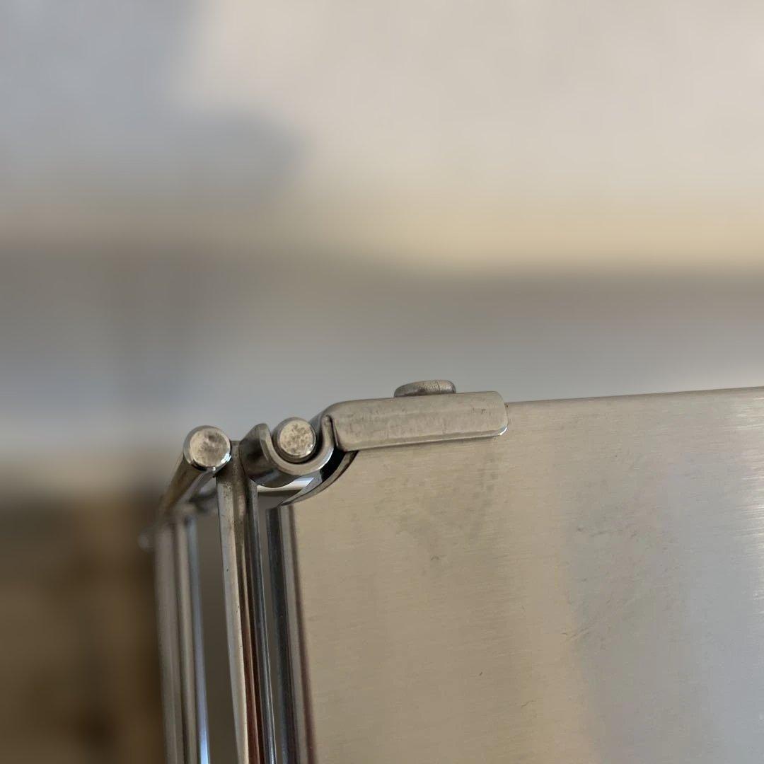 無印良品　ユニットシェルフ　ステンレス　3段