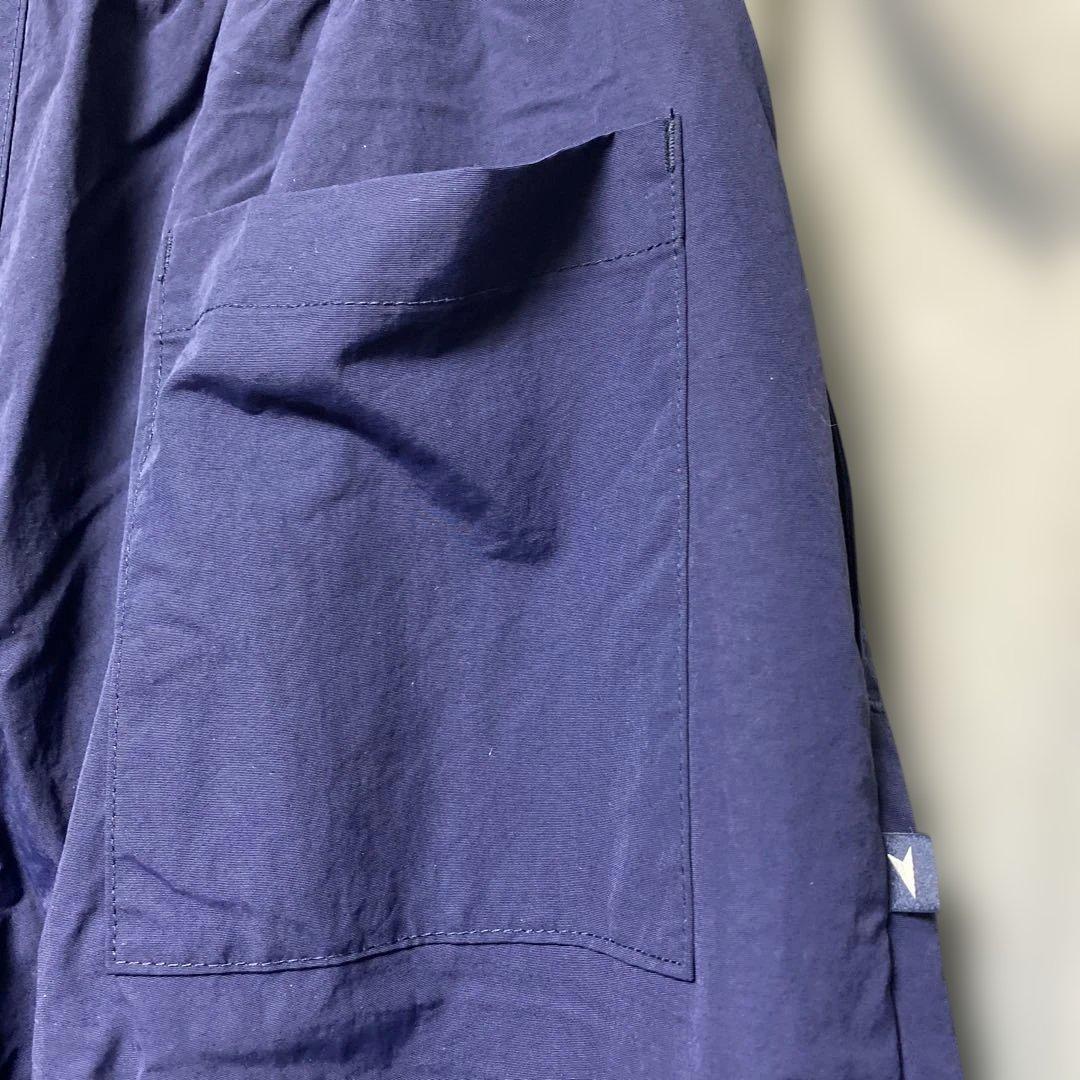 DESCENDANT WHARF NYLON TROUSERS 01 ネイビー