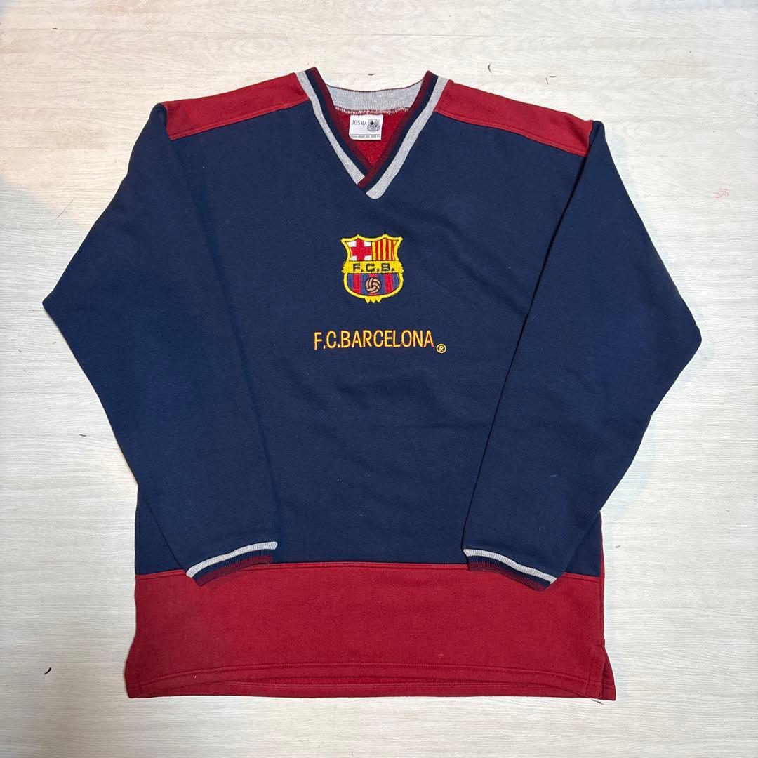 【サッカー古着】FC BARCELONA バルセロナ スウェット バルサ 90s
