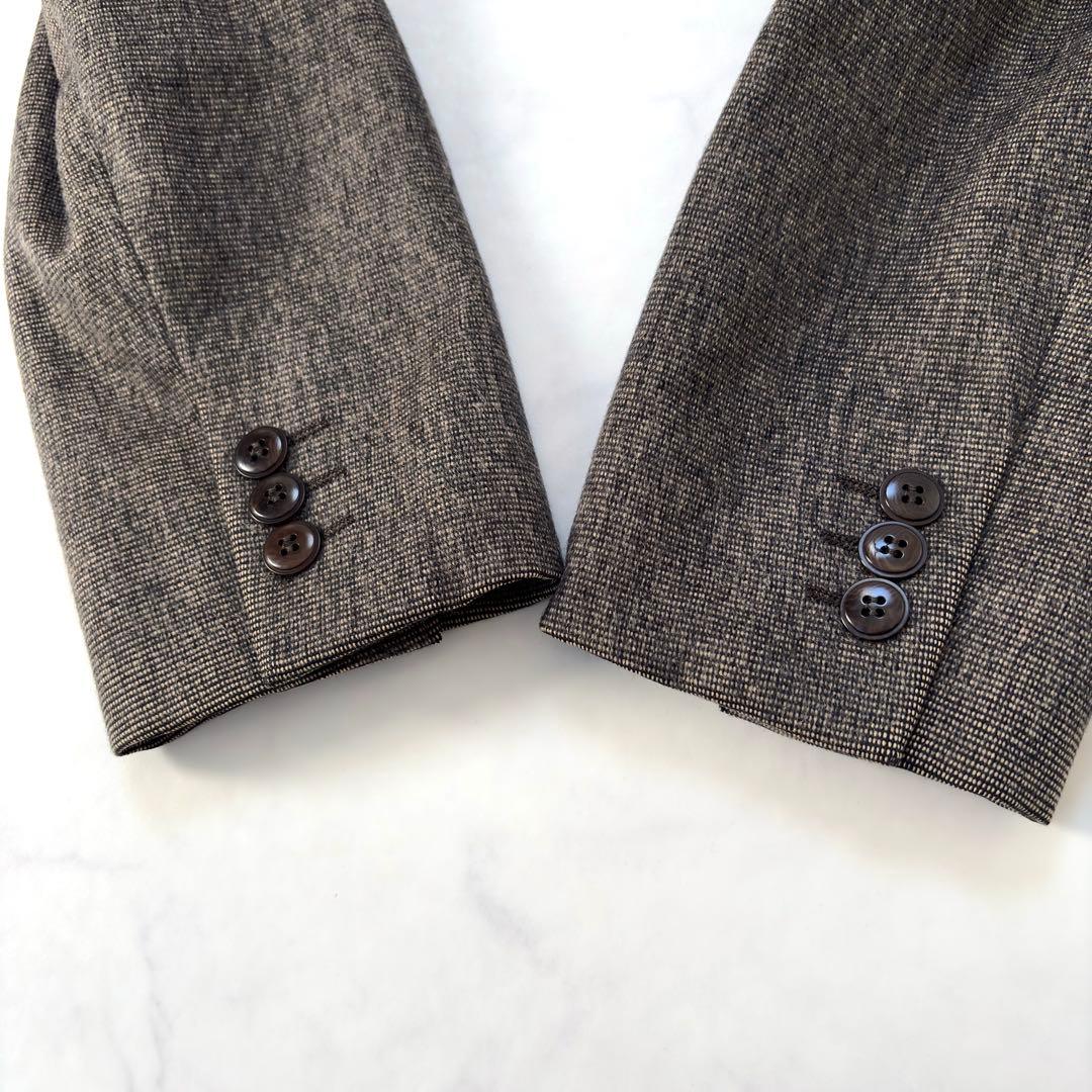 大きいサイズ✨マックスマーラ 【白タグ】パンツスーツ アンゴラ混 42/40