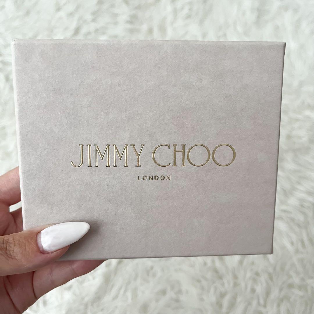 JIMMYCHOO ジミーチュウ　ワーレン　キーリング　ブラック　本革　購入証明