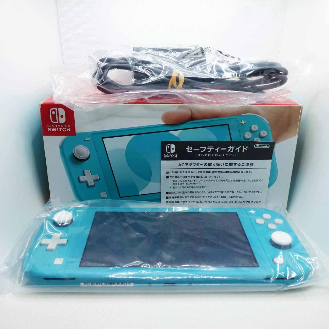 【スティック交換済み・箱付】Nintendo switch lite ターコイズ