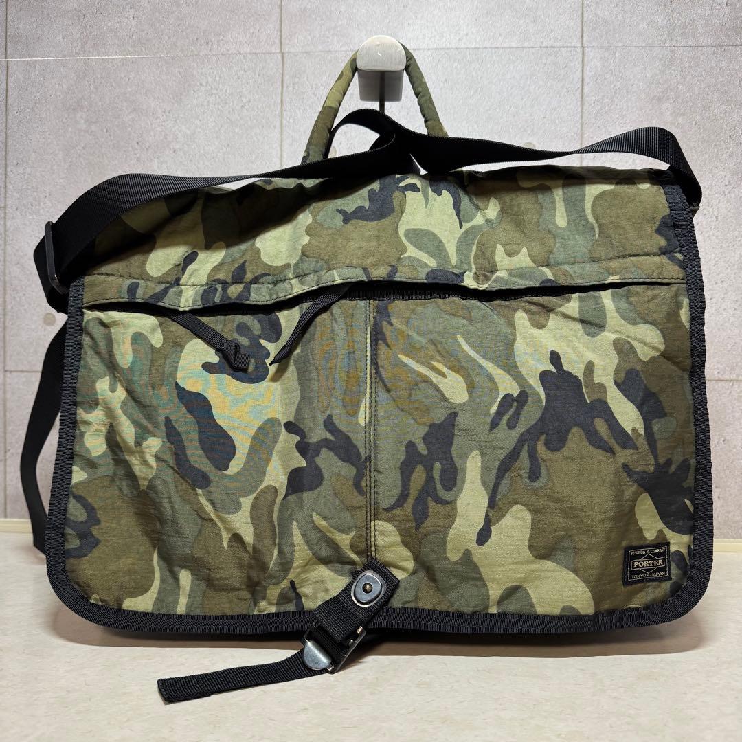 希少 ポーター CMPD コラボ メッセンジャーバッグ ヘルメットバッグ 迷彩
