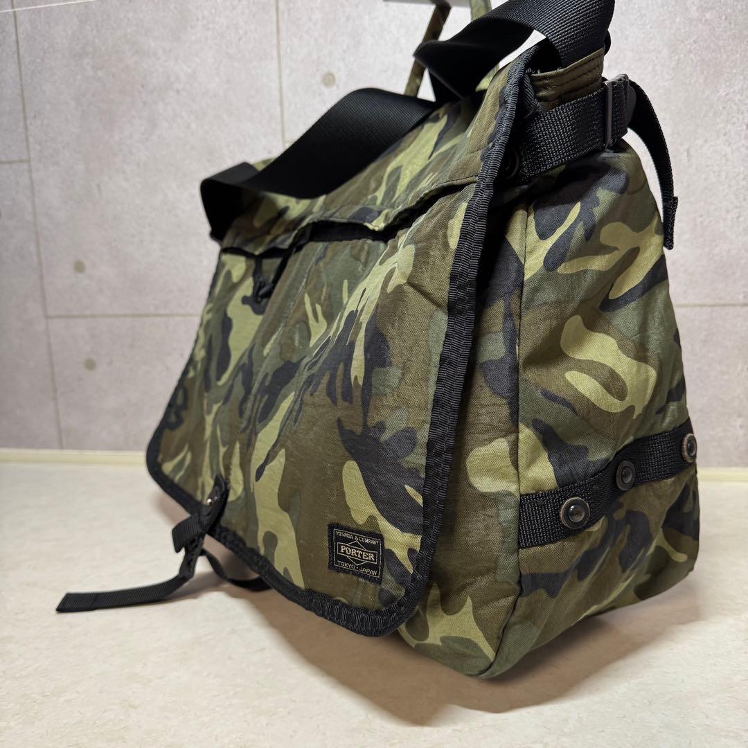 希少 ポーター CMPD コラボ メッセンジャーバッグ ヘルメットバッグ 迷彩