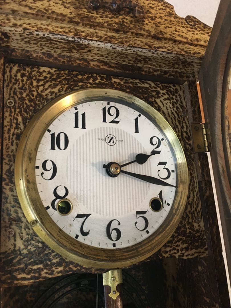 横浜エムズイ商会 ゼンマイ振り子時計 超美品！