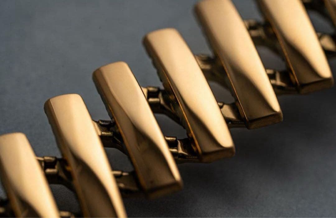 新品 蛇腹ベルト コンビ ハミルトン staysick ビンテージ 希少 レア