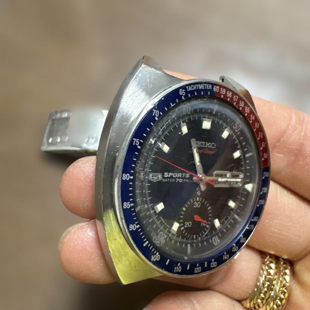 T*I様 SEIKO スポーツ70 自動巻き時計 タキメーター付き