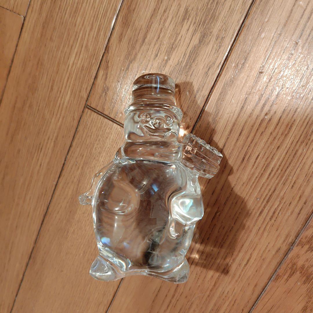 Baccaratバカラ　スノーマン　ガラス　置き物