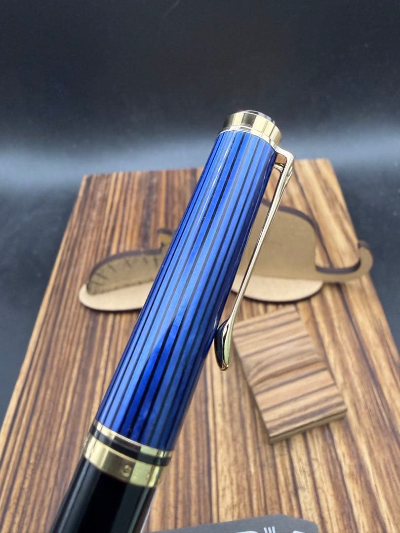 PELIKAN シャーペン D600 青縞 0.7mm 美品