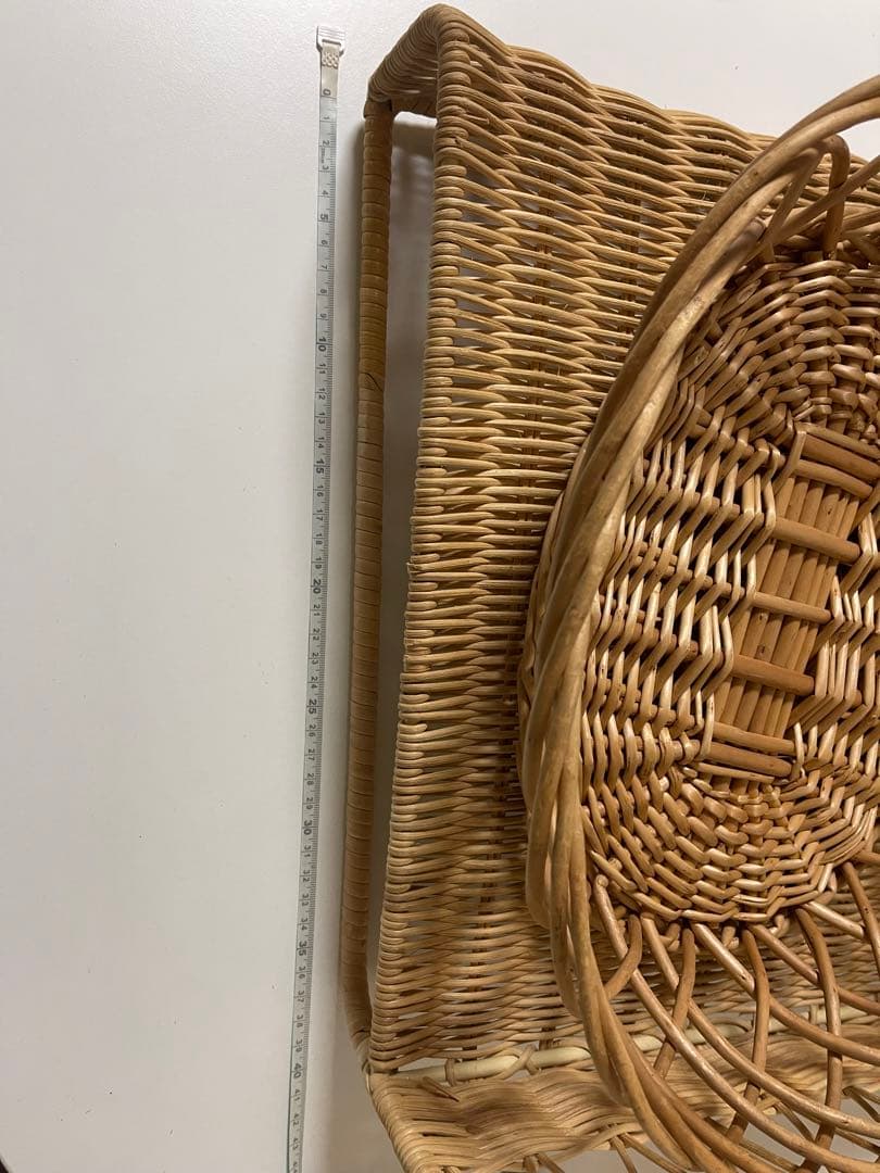 ラタン　籐籠　バスケット　BIG ラタン　籐籠　トレー