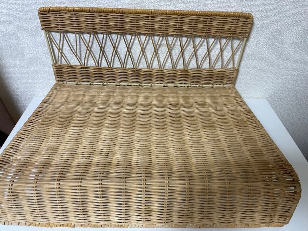 ラタン　籐籠　バスケット　BIG ラタン　籐籠　トレー