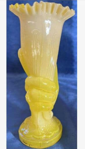 花瓶　フラワーベース　ハンド　アンティーク　オブジェ　レトロ　花器　インテリア