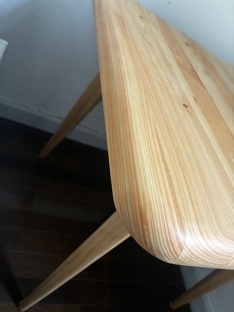 木製サイドテーブル 檜（ヒノキ）無垢材