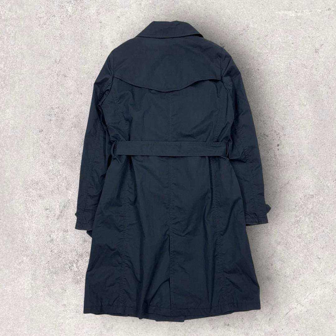 11642【美品】TATRAS ダウンライナー付きトレンチコート　ロゴワッペン