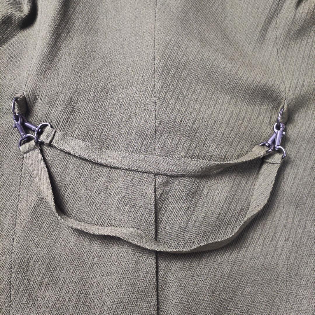 美品　kirov　DOUBLE BELTS CHESTER COAT　緑　1　S