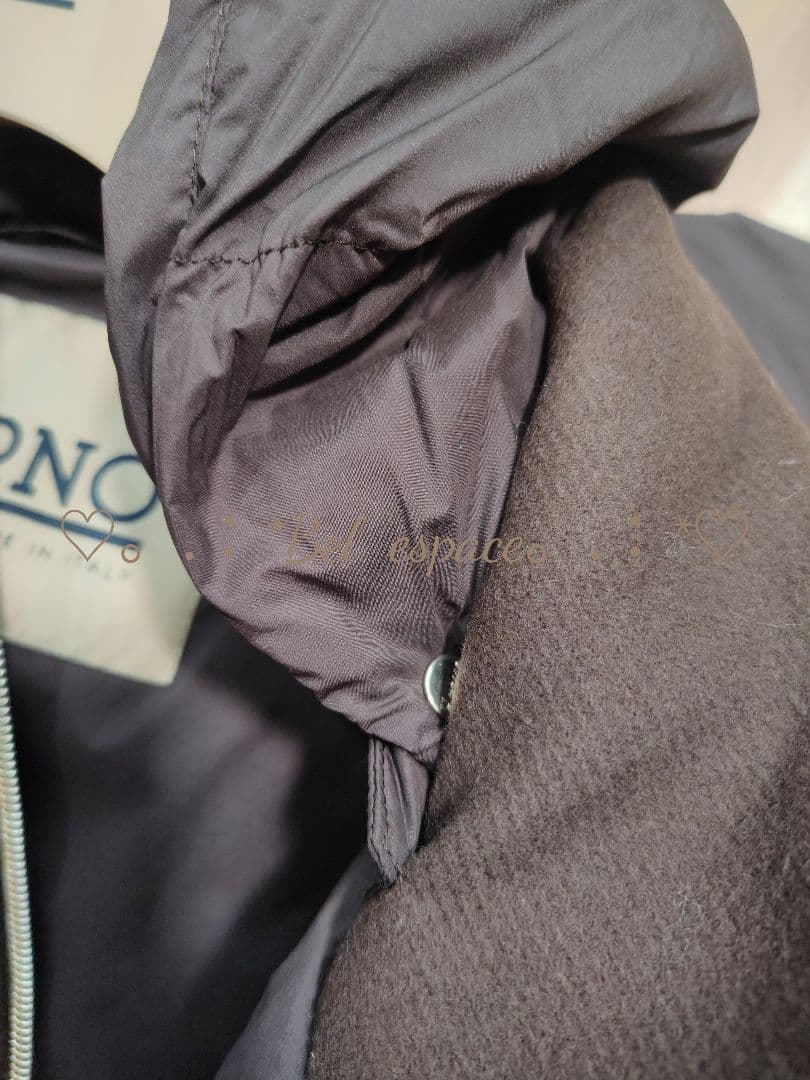 半額！新品！【定価21万】HERNO ヘルノ 38 切替 ロングコート 正規品