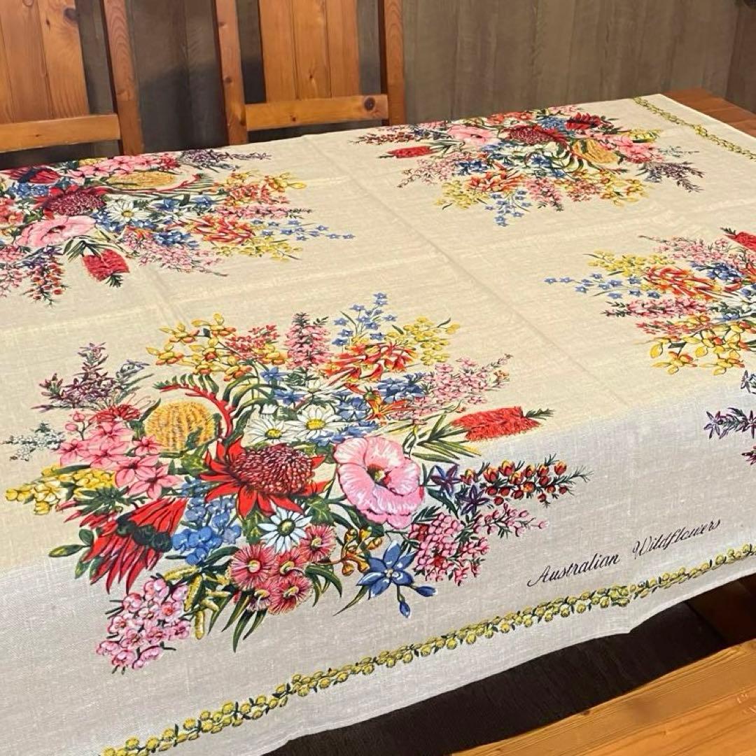 ポーランド製 リネン生地 テーブルクロス