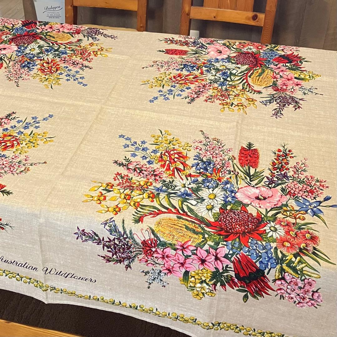 ポーランド製 リネン生地 テーブルクロス