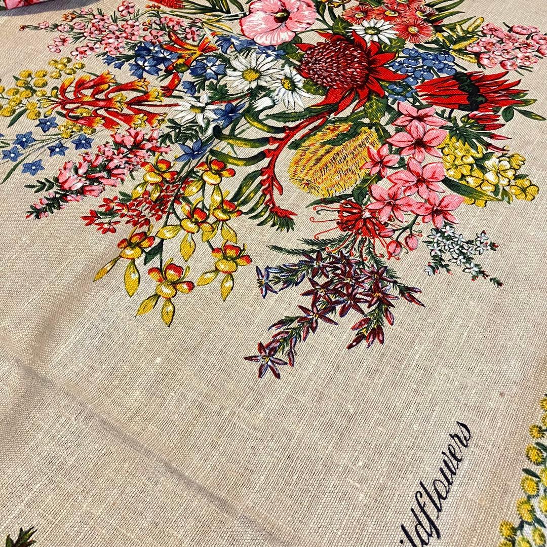 ポーランド製 リネン生地 テーブルクロス