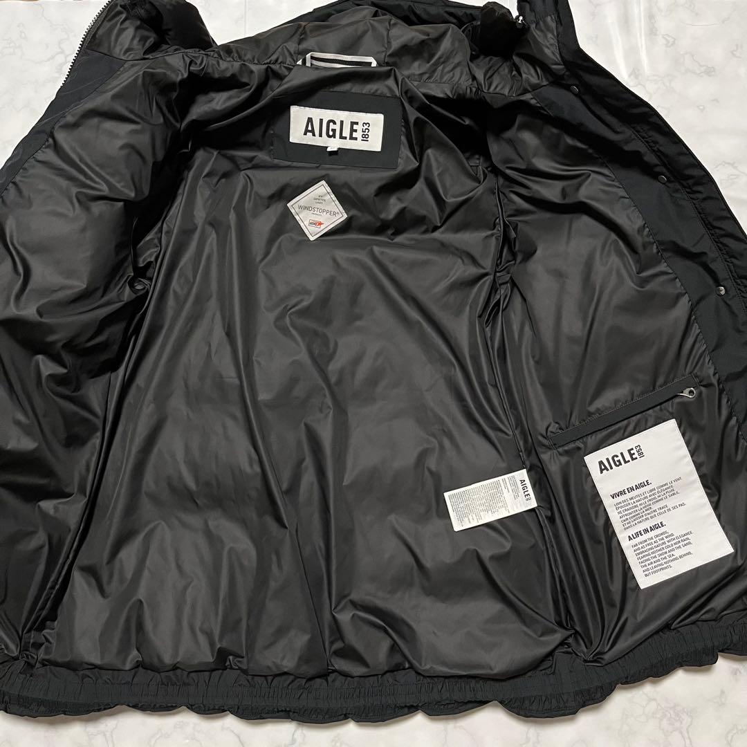 AIGLE ゴアテックスウィンドストッパー ダウンジャケット
