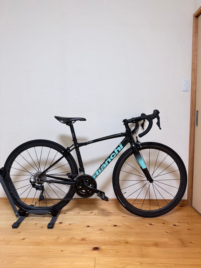 Bianchi ロードバイク ブラック/アクア