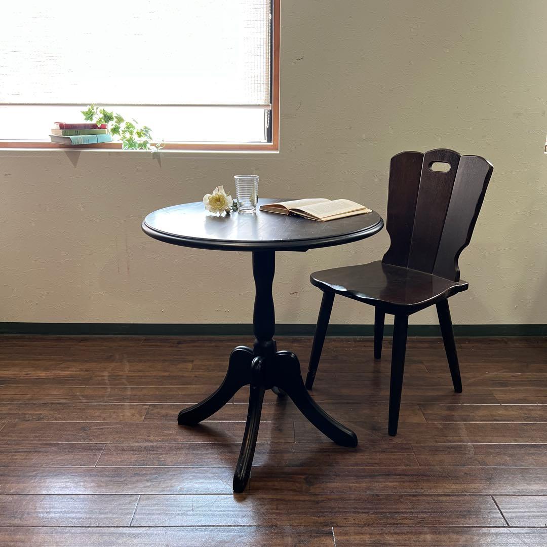 k337r120 カフェテーブル＆チェアセット カリモク 泉産業 和製ビンテージ