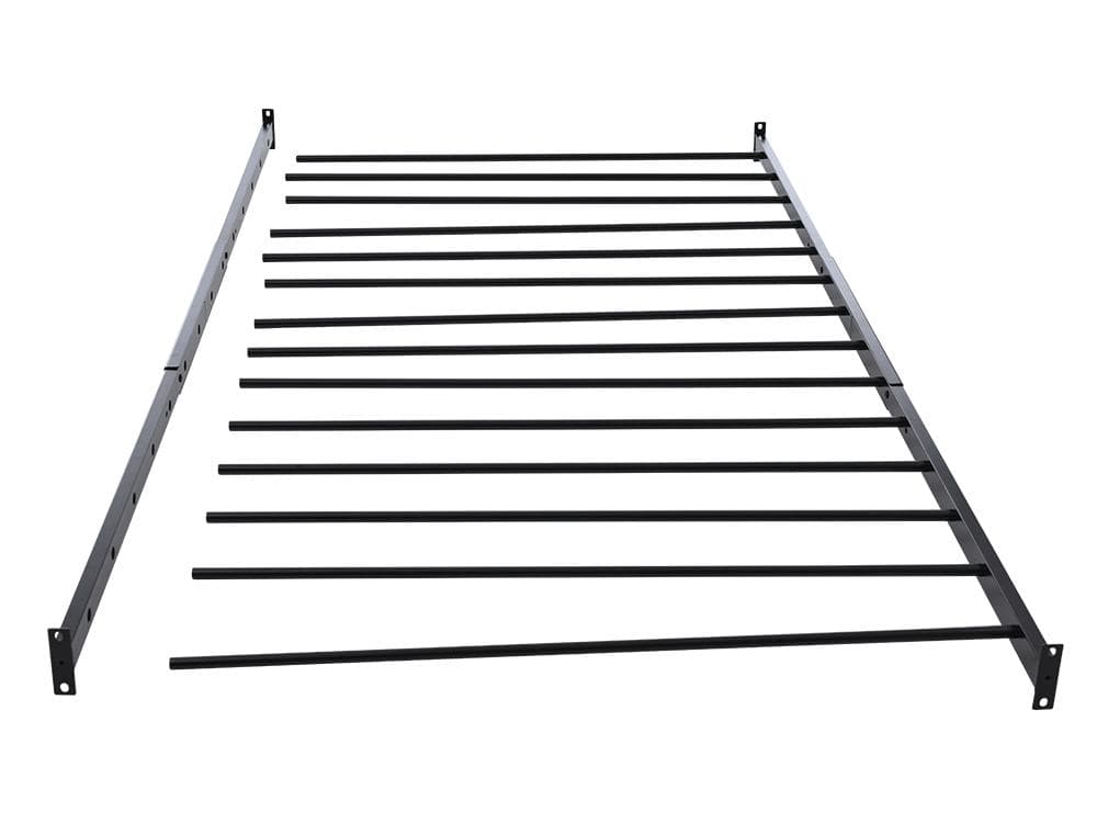 ロフトベッド　高さは3段階調節可能　スチール製　一人暮らしに最適　WHITE