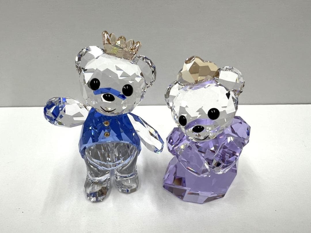 スワロフスキー クリスベア プリンス&プリンセス ケース箱付き