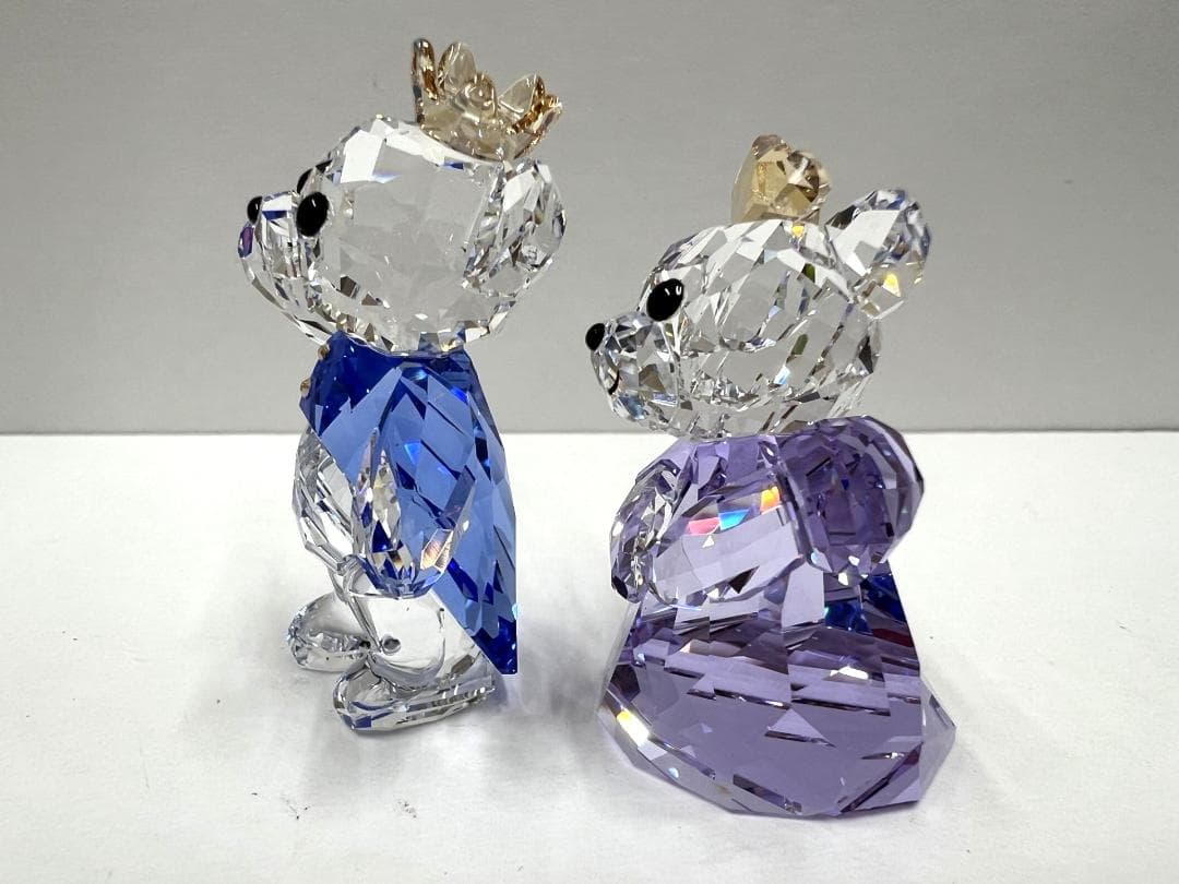 スワロフスキー クリスベア プリンス&プリンセス ケース箱付き