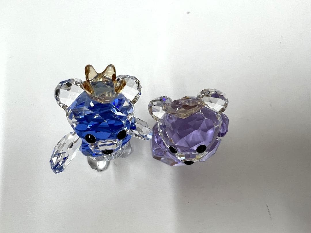 スワロフスキー クリスベア プリンス&プリンセス ケース箱付き