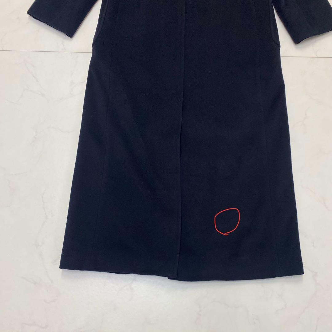 良品★MAX&Co ベルテッドコート ロングコート ヴァージンウール 40