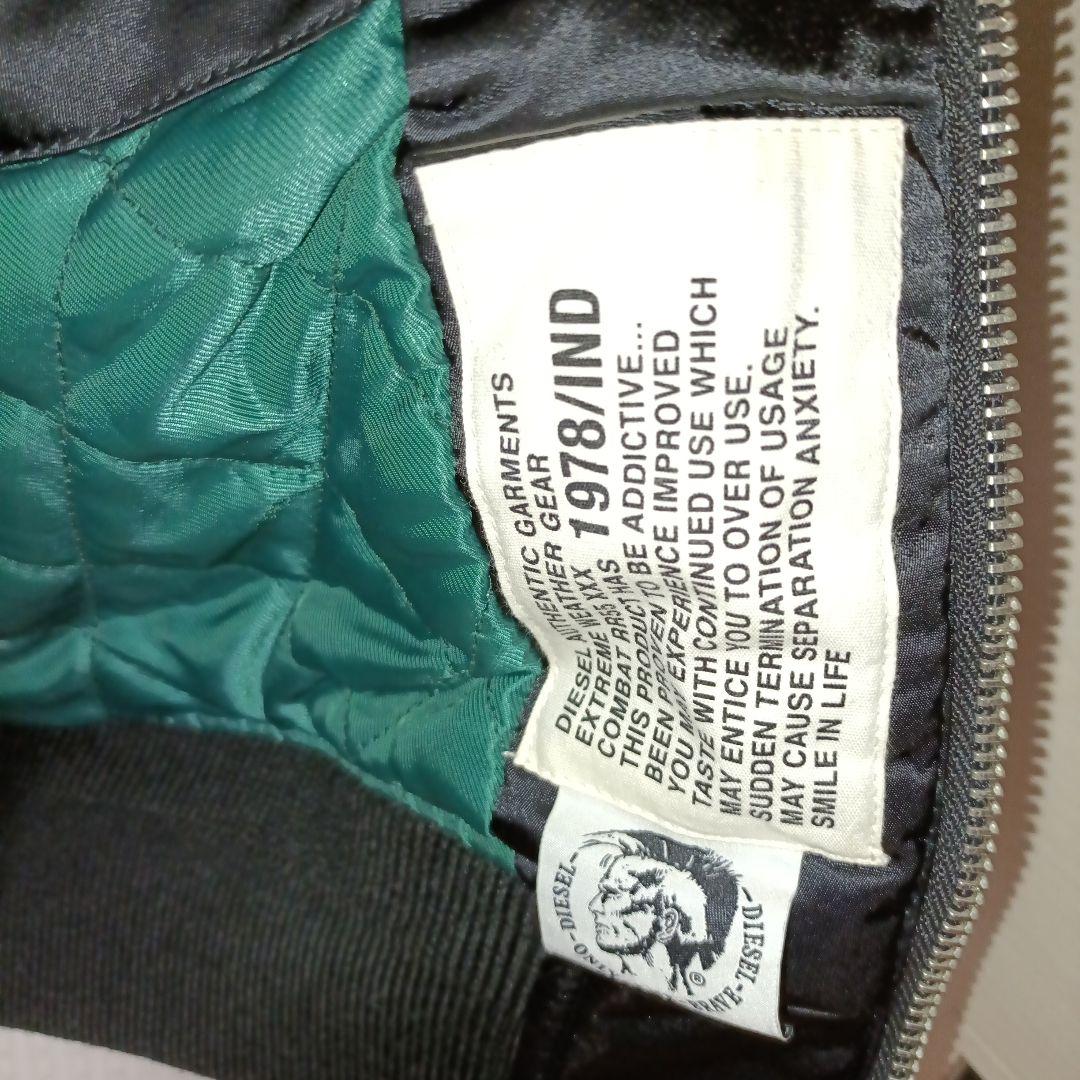 DIESEL MA-1 フライトジャケット ブラック Mサイズ