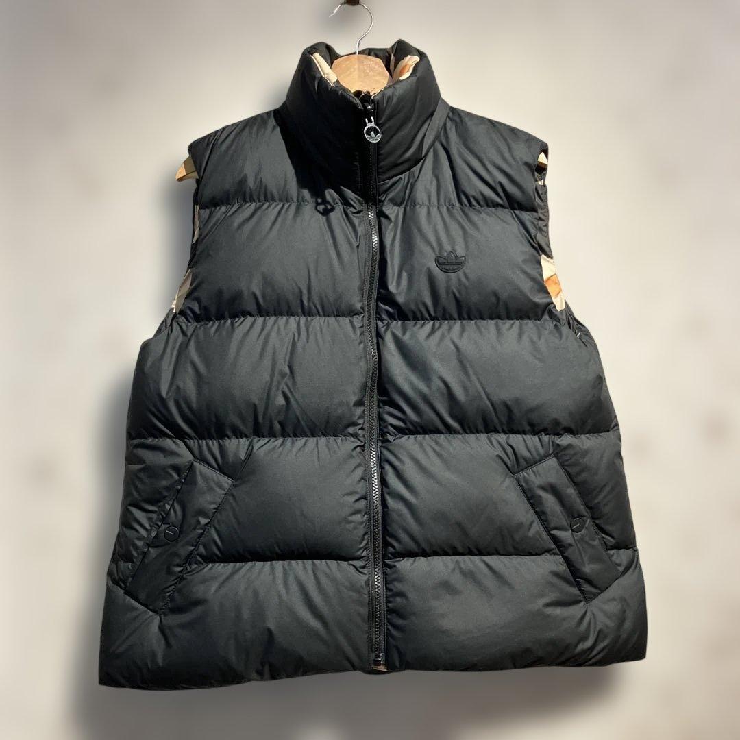 marimekko×adidas リバーシブルダウンベスト　マリメッコ