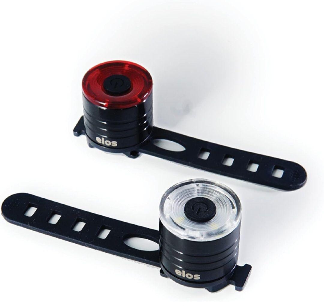 Elos スケートボード ミニクルーザー／前後ライト付き