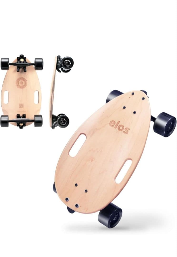 Elos スケートボード ミニクルーザー／前後ライト付き