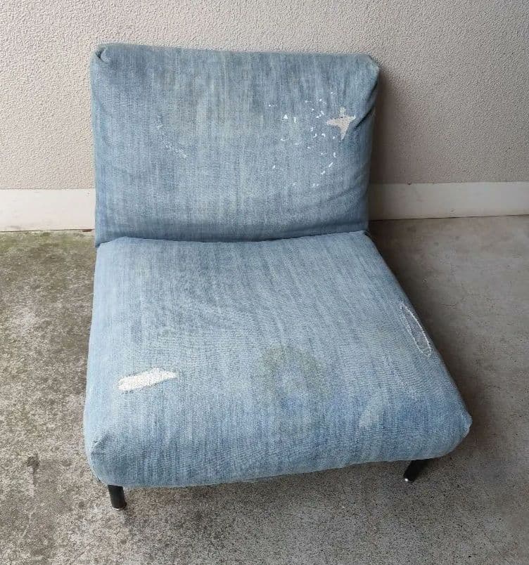 ​【送料込み】ジャーナルスタンダードロデチェア 1Pデニム ソファ【定価7万円】