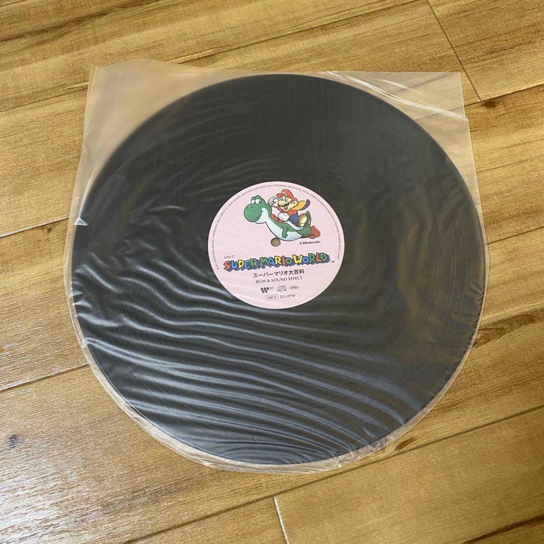 スーパーマリオワールド サントラ レコード アナログ マリオ 美品