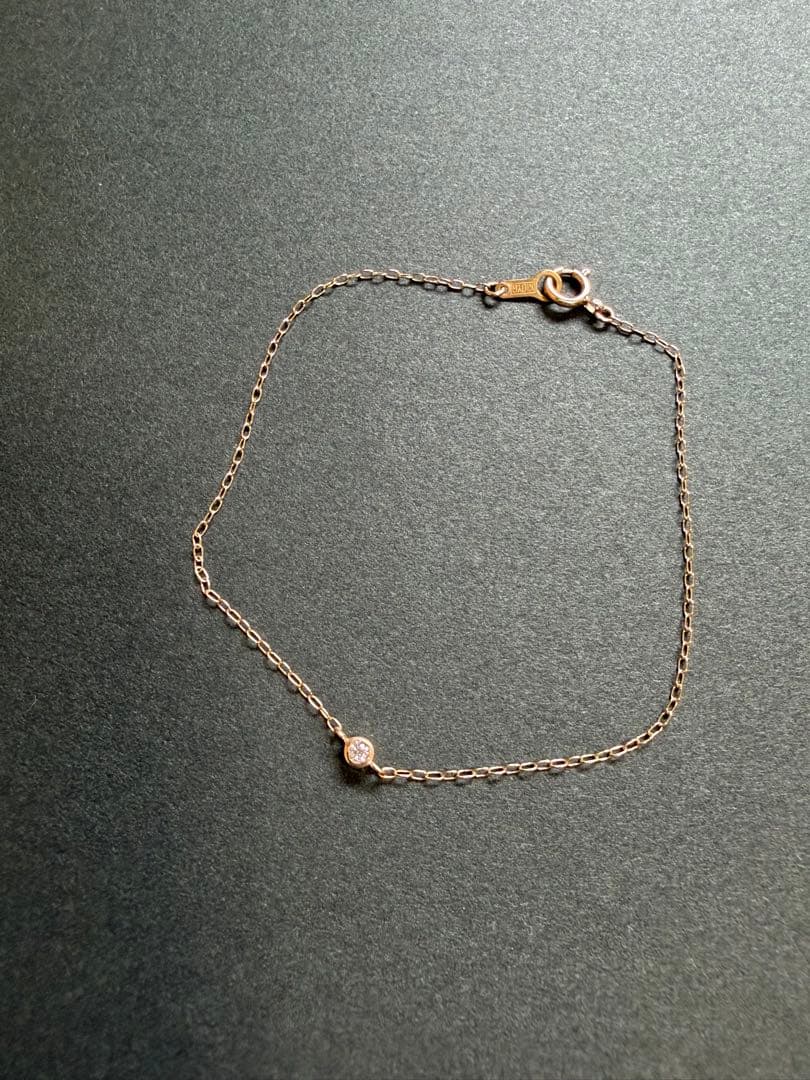 K10YG ダイヤモンド ブレスレット