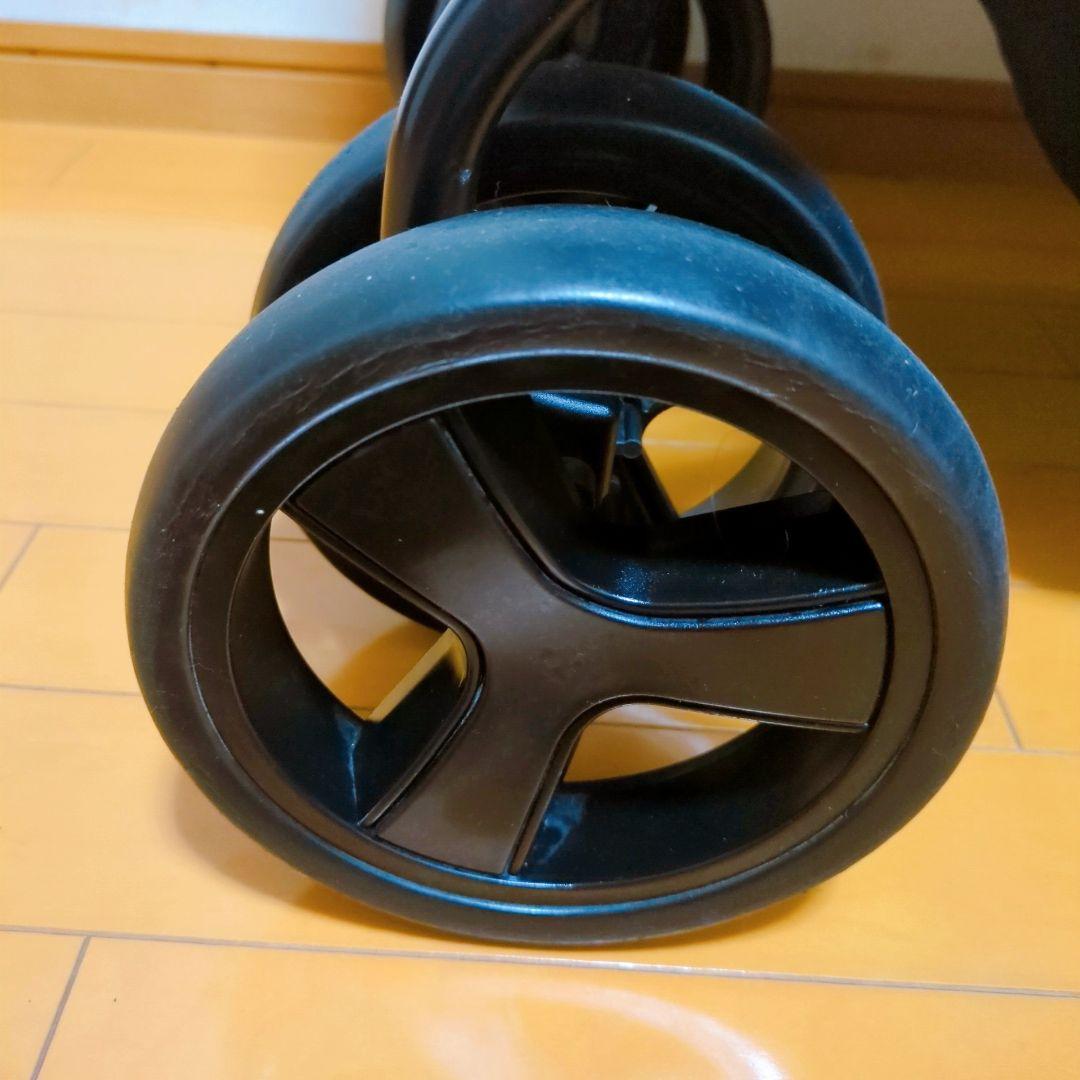 ✨良品✨キンダーワゴン DUOシティHOP 2人乗りベビーカー レインカバー付き