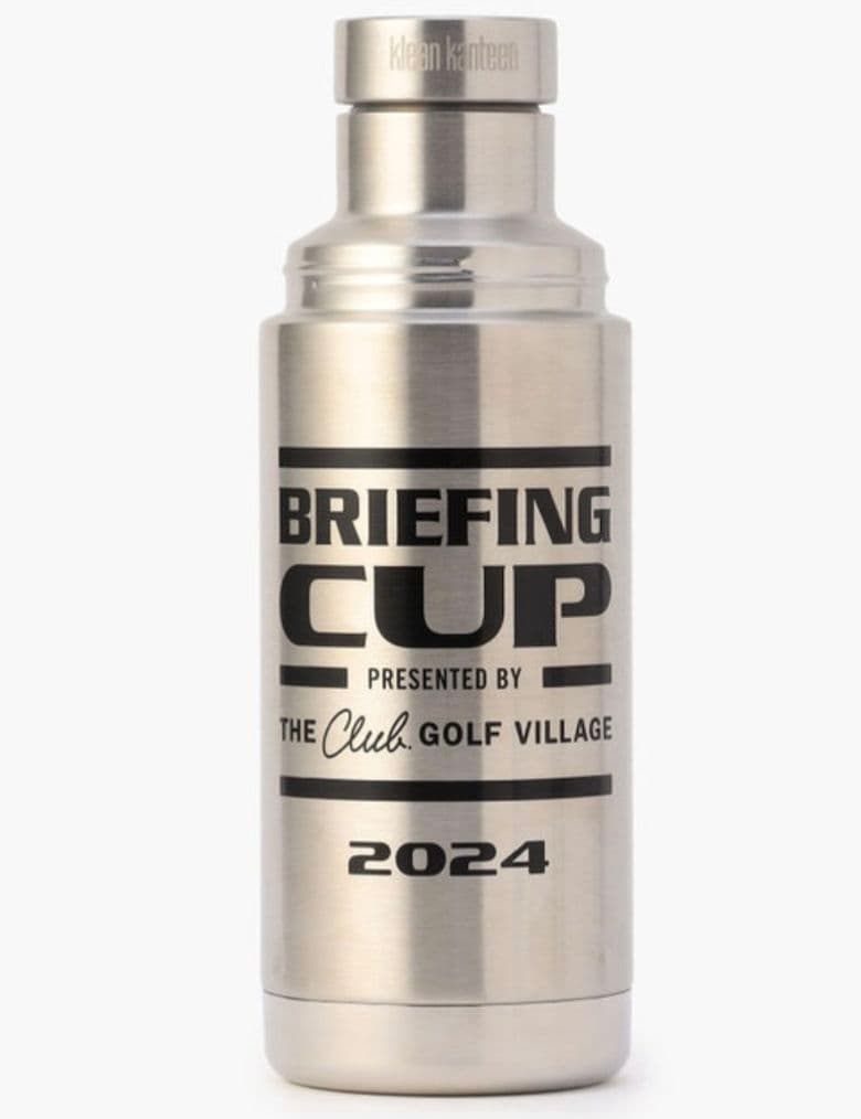 貴重◆ブリーフィング 2024 限定 ステンレスボトル 水筒 シルバー 25oz