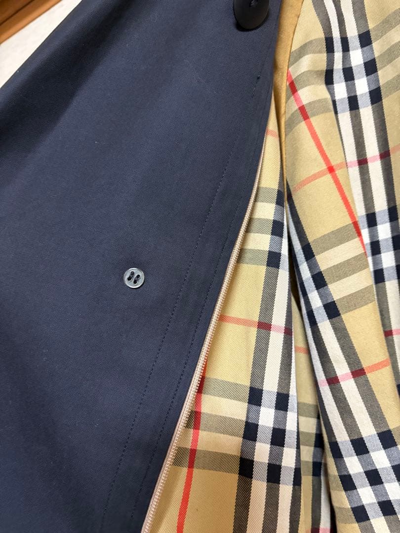 Burberrys ブラック トレンチコート　ノバチェック 9AR
