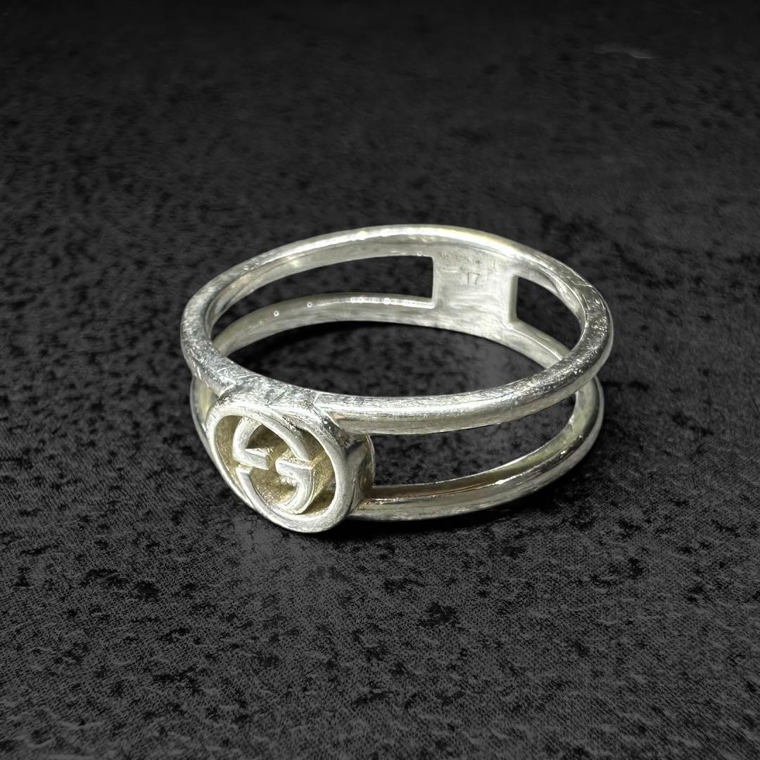 アクセサリー GUCCI Interlocking G Silver Ring