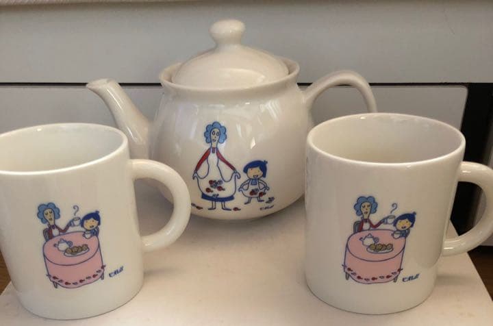 激レア★懸賞当選品☆ビオレU ビオレママ　ポット&マグカップセット