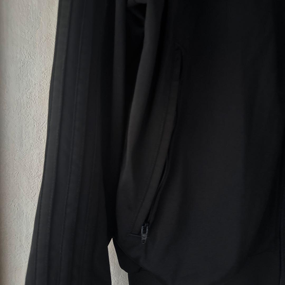 adidas ブラック ジャージ ジャケット S