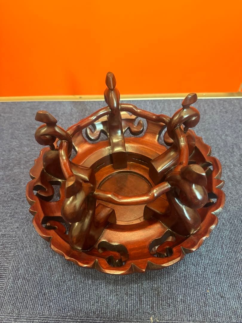 1610  唐木　花台　美品