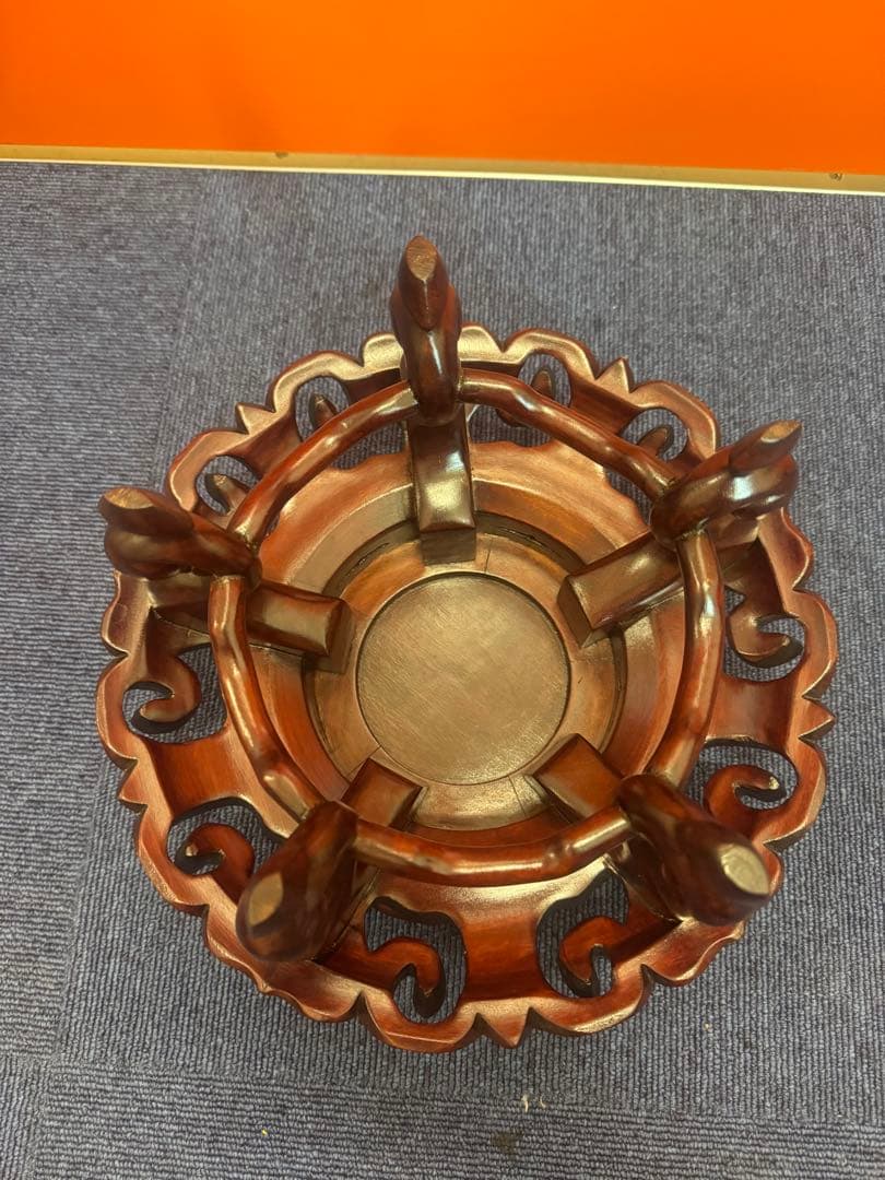 1610  唐木　花台　美品