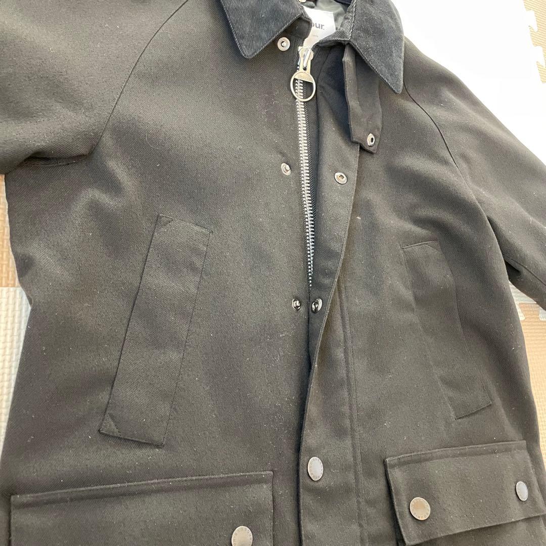 【美品】Barbour別注 Bedale SLウールライク36ビデイル　黒