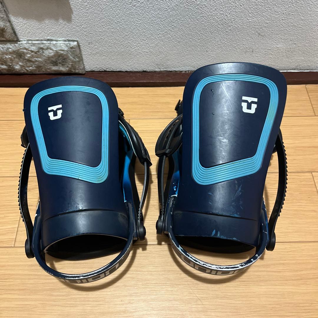 UNION スノーボード ビンディング ネイビー/ブルーMサイズ